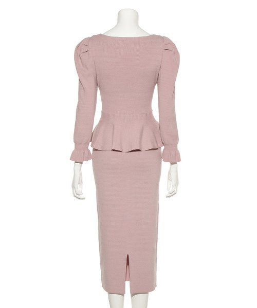 FURFUR（ファーファー） ニットワンピース FREE ピンク レディース