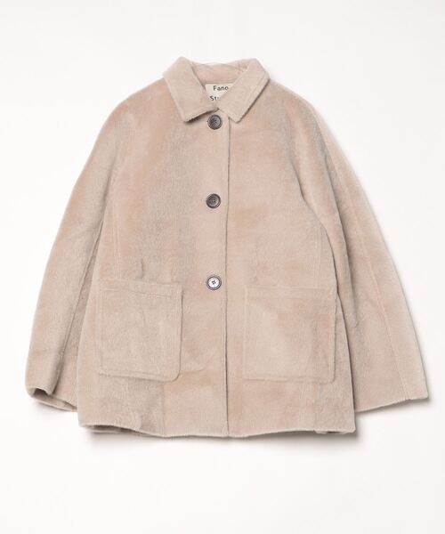 Fano Studios」 ステンカラーコート M アイボリー レディース