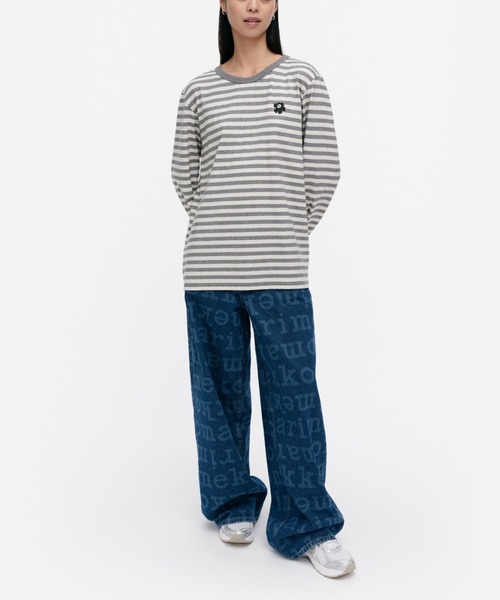 tシャツ 「kioski」Tasaraita Unikko / jersey t-shirt レディース メンズ