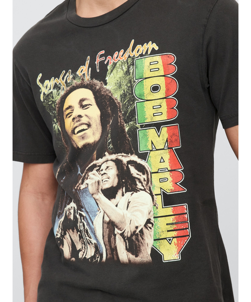 Gap BOB MARLEY ボブマーリー Tシャツ　sizeL GAP tシャツ ○ボブ・マーリー リラックス グラフィックTシャツ