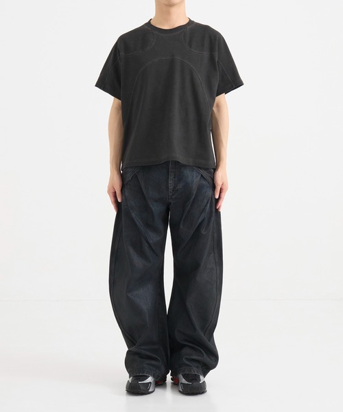 CONZ tシャツ パネルハーフスリーブTEE メンズ : ZOZOTOWN Yahoo