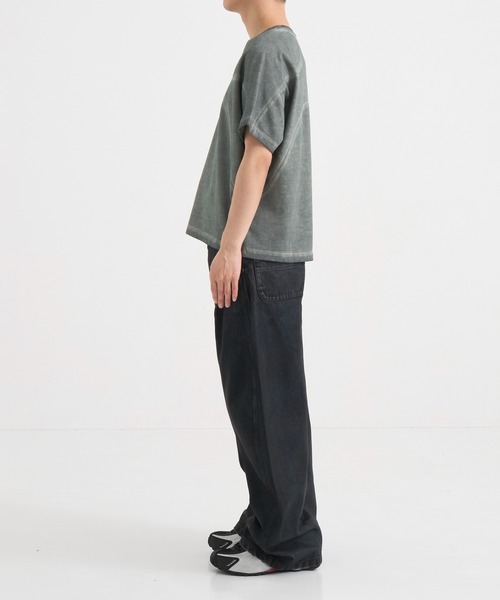 ハーフスリーブT BLK CONZ tシャツ パネルハーフスリーブTEE メンズ : ZOZOTOWN Yahoo