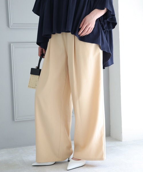 FIVESTAR レディース　ストレッチロングパンツ　M fifth（フィフス） パンツ 「SETUP対応」シンプルロングパンツ