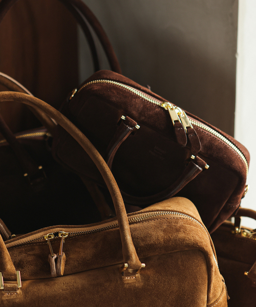 マニュエルミラノ　キャメル　ボストンバッグ イエナ IENA Manuel MILANO/マニュエルミラノ BOSTON MINI ミニ