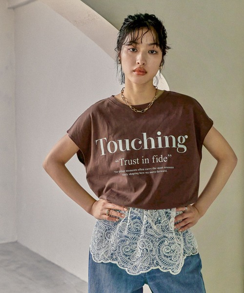 新品LEPSIM【レプスタ企画】ロゴTシャツ セール】PETフォトT 490665（Tシャツ/カットソー）｜LEPSIM