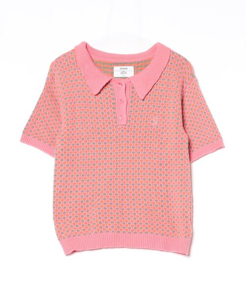 「jouetie」 半袖ポロシャツ MEDIUM ピンク レディース