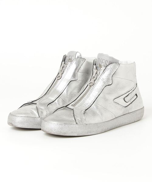DIESEL ローカットスニーカー シルバー レディース DIESEL 「DIESEL」 ローカットスニーカー 40 シルバー
