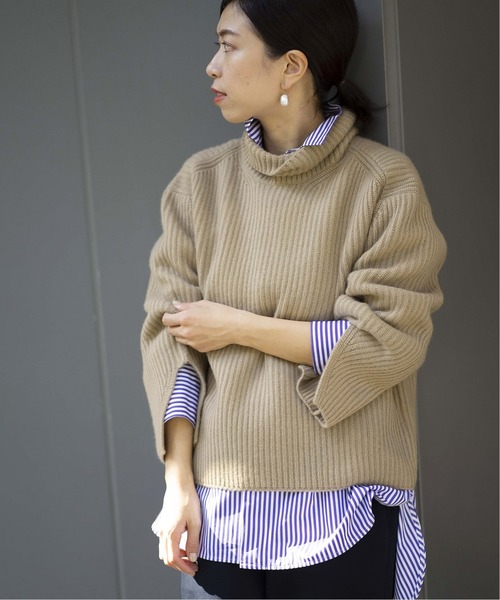 VERMEIL par iena（ヴェルメイユパーイエナ） タートルネックニット