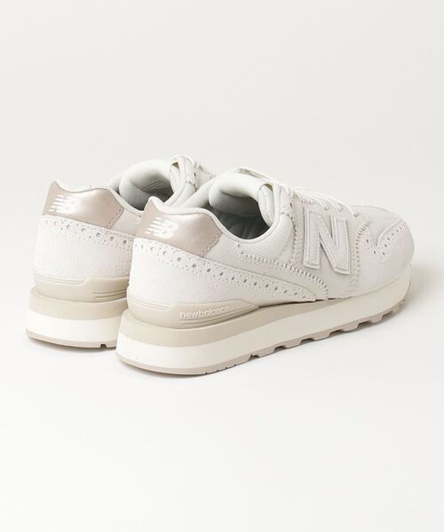 「New Balance」 ローカットスニーカー 24.5cm グレー レディース