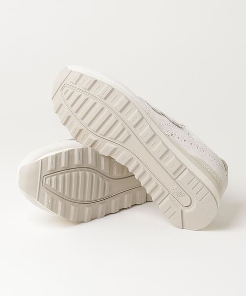 「New Balance」 ローカットスニーカー 24.5cm グレー レディース