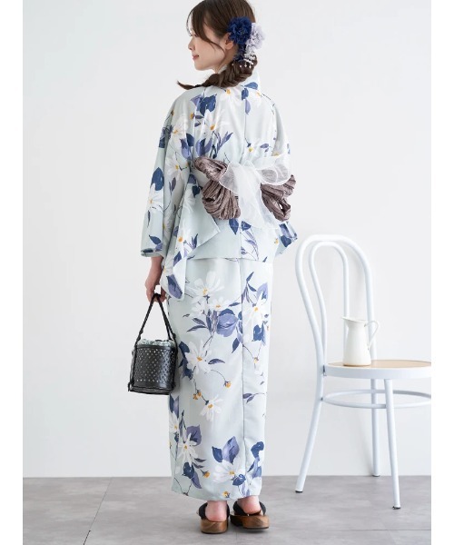 NISHIKI ニシキ セパレート浴衣 兵児帯セット ワンピース浴衣 LLサイズ