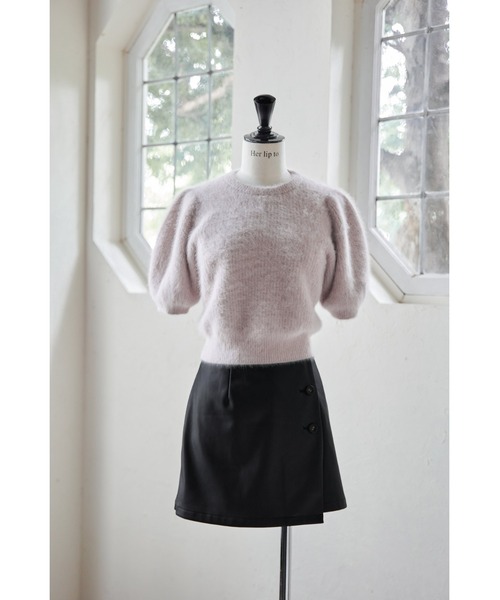 Her lip to 半袖ニット FREE ホワイト レディース : ZOZOTOWN Yahoo!店