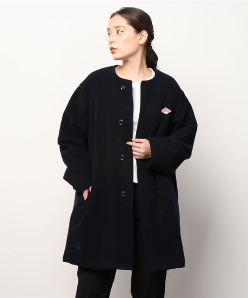 FOXEY NY 38 濃紺 ダブルフェイスコクーンコート FOXEY - FOXEY NY 38 濃紺 ダブルフェイスコクーンコートの通販 by