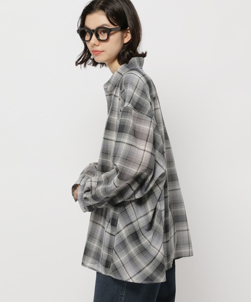 ウィッチ('15米) 立体ステッチチェック柄シャツ | おしゃれな大人レディース