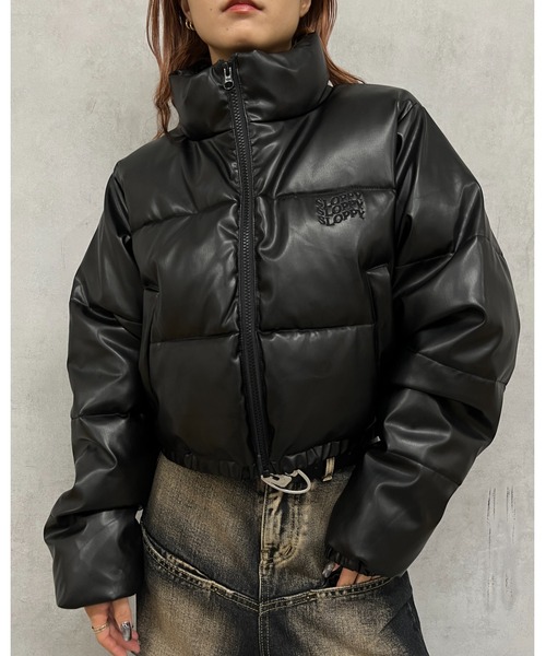 「WHO'S WHO gallery」 ナイロンブルゾン LARGE ブラック系その他2 レディース_画像9