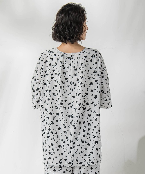 la.f（ラ・エフ） ブラウス シャツ アニマルブラウス「洗濯機で