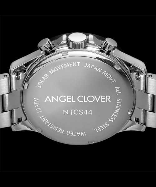 腕時計 Angel Clover/エンジェルクローバー タイムクラフトソーラー 腕時計 ACL-NTCS44SBBK メンズ メンズの画像