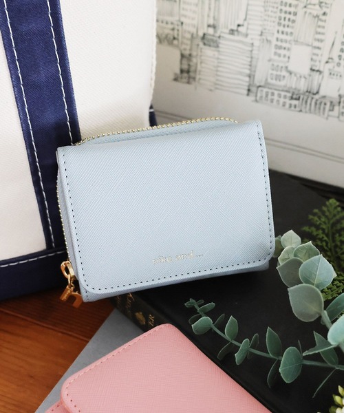 niko and…（ニコアンド） 財布 0 ライトブルー レディース : ZOZOTOWN