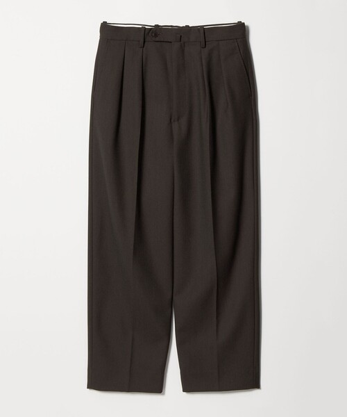 steven alan モールスキンインツープリーツドレストラウザーズ　XL Steven Alan＞ ライト モールスキン インツープリーツ ドレス