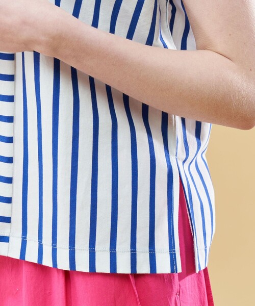 「TOMORROWLAND」 「GALERIE VIE」ノースリーブトップス S ホワイト レディース_画像8