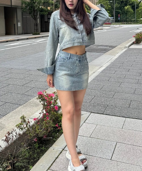 Julia Boutique（ジュリアブティック） セットアップ キラキラデニム