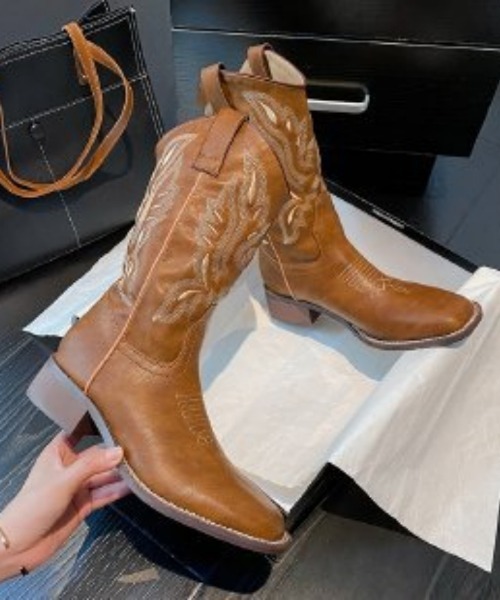 ブーツ ウエスタンブーツ レディース : ZOZOTOWN Yahoo!店 - 通販