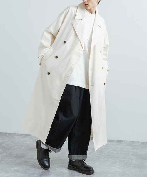 「Rocky Monroe」 「zeno」トレンチコート L オリーブ メンズ_画像2