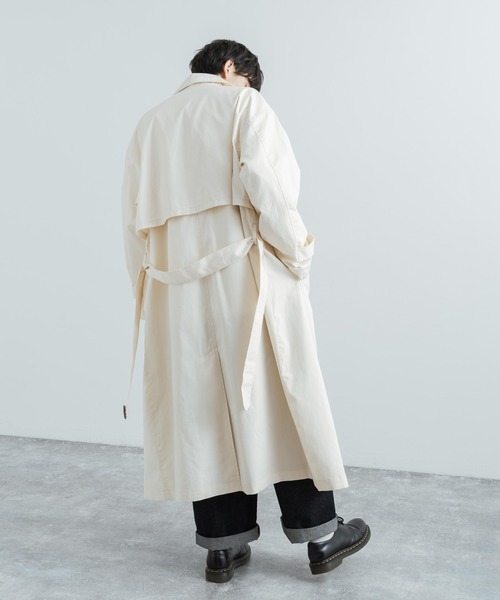 「Rocky Monroe」 「zeno」トレンチコート L オリーブ メンズ_画像5