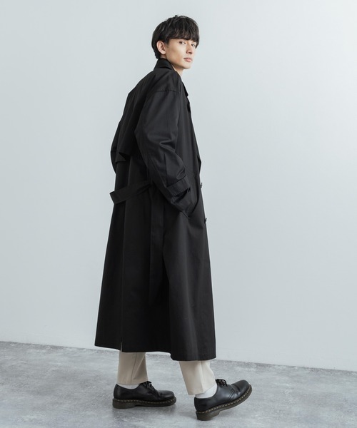 「Rocky Monroe」 「zeno」トレンチコート L オリーブ メンズ_画像9