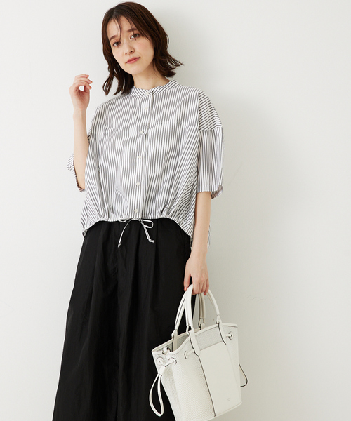 「abahouse mavie」 半袖ブラウス フリー ホワイト系その他 レディース_画像5