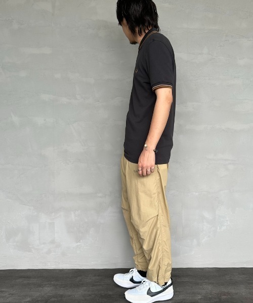 「FRED PERRY」 半袖ポロシャツ M オートミール レディース_画像7