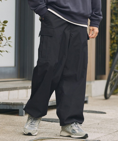 ATON（エイトン） カーゴパンツ (エイトン)ORGANIC COTTON WEATHER | M