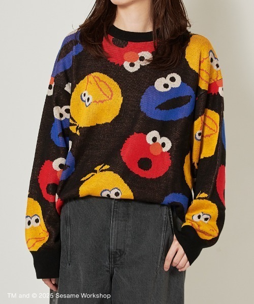 SESAME STREET（セサミストリート） ニット セーター 「BOO! FRIENDS