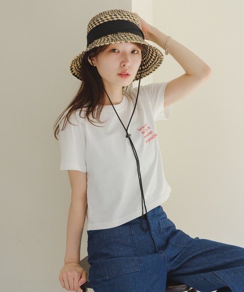 「halo commodity」 ストローハット FREE ブラック レディース_画像7