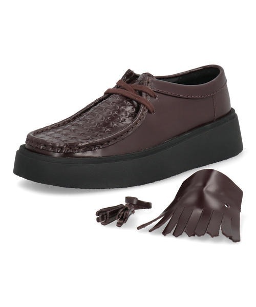 【クラークス】人気希少品！アクティブエア搭載！黒 レザー モカシン シューズ Clarks クラークス メンズ レディース ワラビー ブラックレザー エヴォ