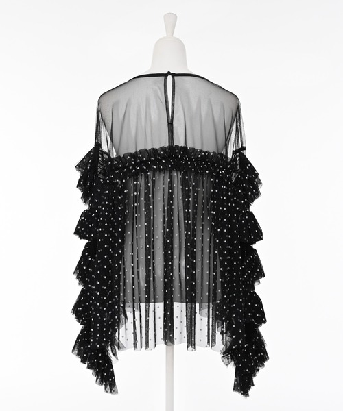 Narcissus（ナルシス） ブラウス シャツ ドットチュールトップス