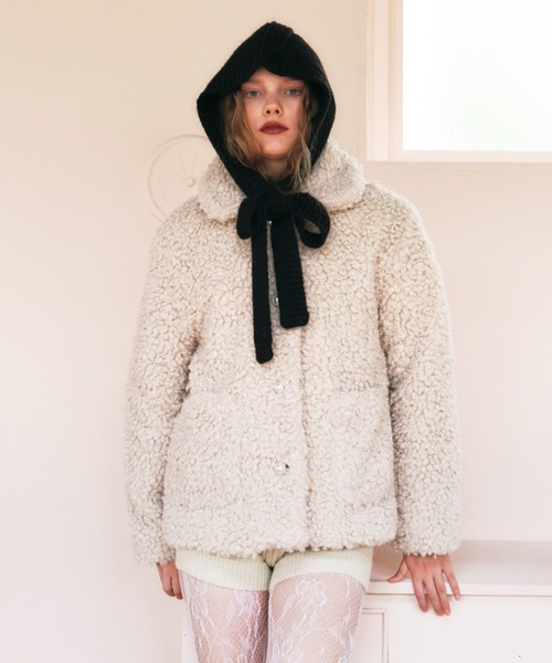 HONEY MI HONEY（ハニーミーハニー） コート アウター poodle fur