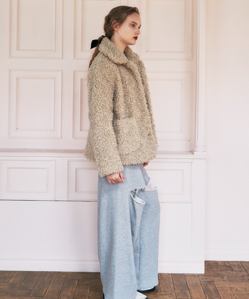 HONEY MI HONEY（ハニーミーハニー） コート アウター poodle fur