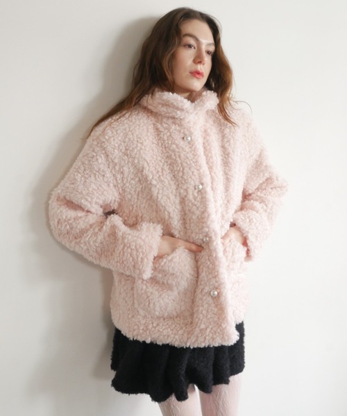 HONEY MI HONEY（ハニーミーハニー） コート アウター poodle fur