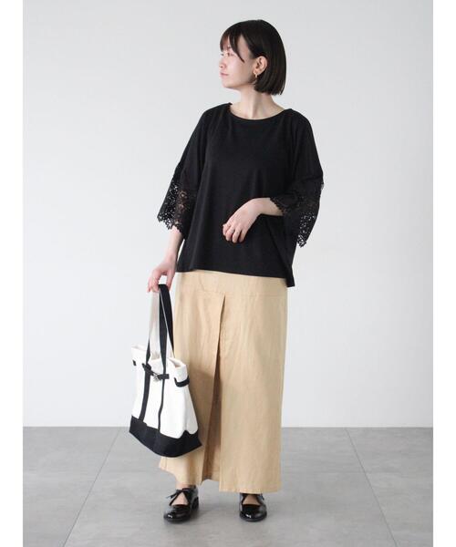 「Lugnoncure」 ロングスカート F ブラック レディース_画像2