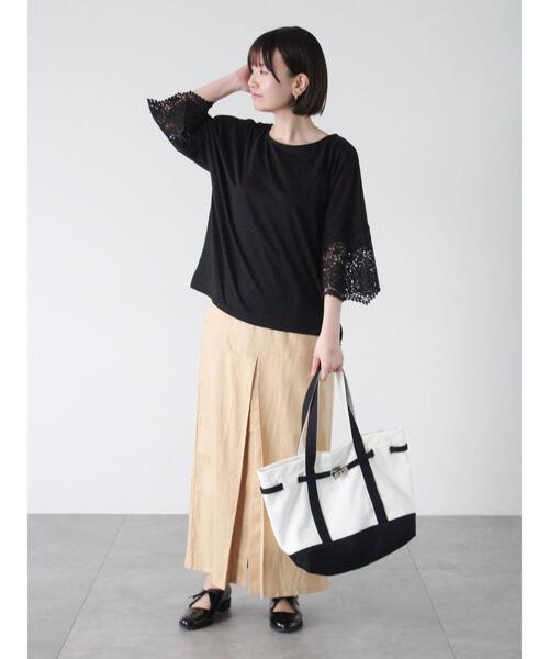 「Lugnoncure」 ロングスカート F ブラック レディース_画像3