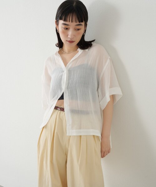 「Omekashi」 半袖シャツ FREE ピンク レディース_画像5