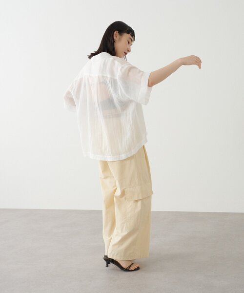 「Omekashi」 半袖シャツ FREE ピンク レディース_画像9