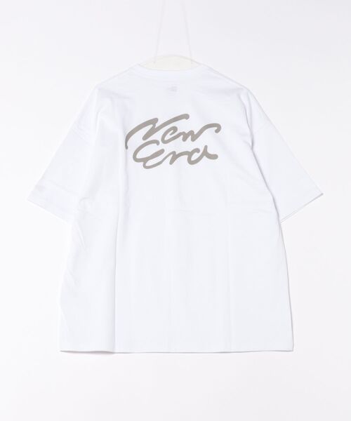 「NEW ERA」 半袖Tシャツ L ホワイト レディース_画像2