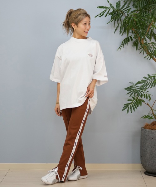 「NEW ERA」 半袖Tシャツ L ホワイト レディース_画像6