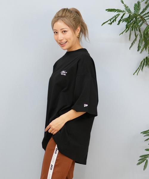 「NEW ERA」 半袖Tシャツ L ホワイト レディース_画像9