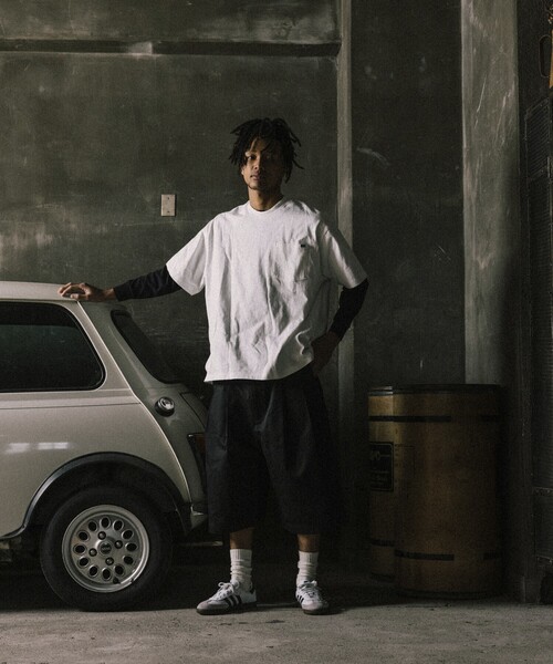 「RED KAP」 ハーフパンツ MEDIUM ブラック メンズ_画像5