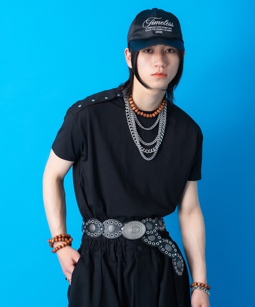 「ankoROCK」 半袖Tシャツ ONESIZE ブラック メンズ_画像8