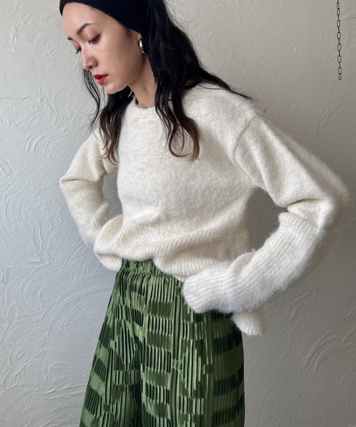 deux amour ニット セーター 衿取り外しポロニット レディース