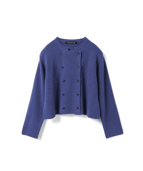 mizuiroind（ミズイロインド） カーディガン ダブルブレスト